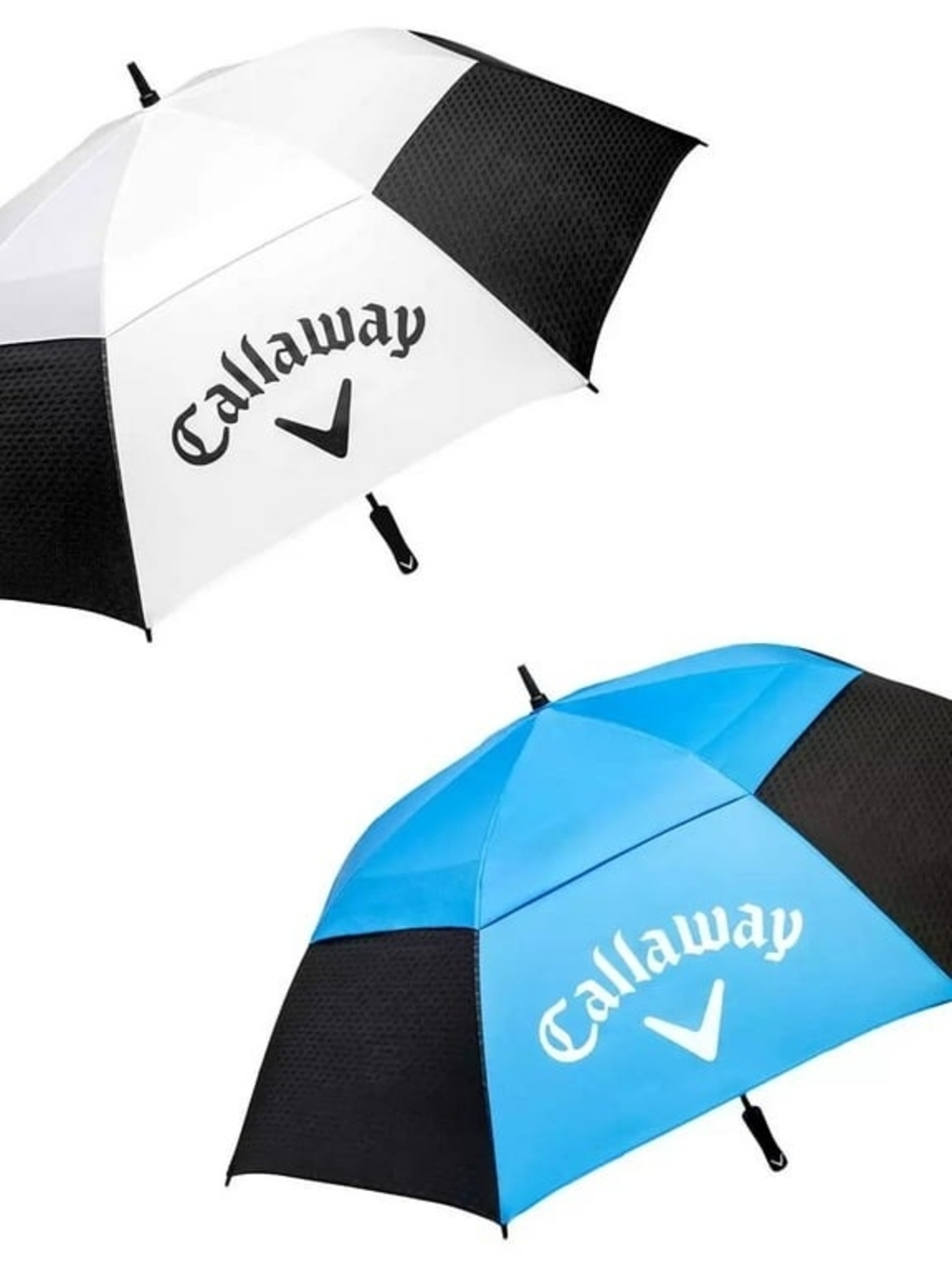 2 Pack - Callaway Golf Umbrella - White/Black and Blue/Black